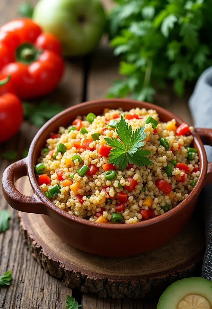25 Cheap Healthy Meals on a Budget (Under $5 Per Serving) - 1. One-Pot Vegetable Quinoa