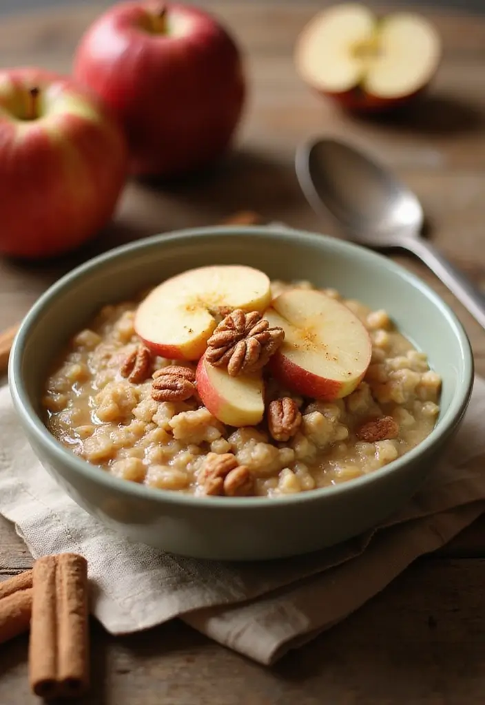 25 Cheap Healthy Meals on a Budget (Under $5 Per Serving) - 25. One-Pot Apple Cinnamon Oatmeal