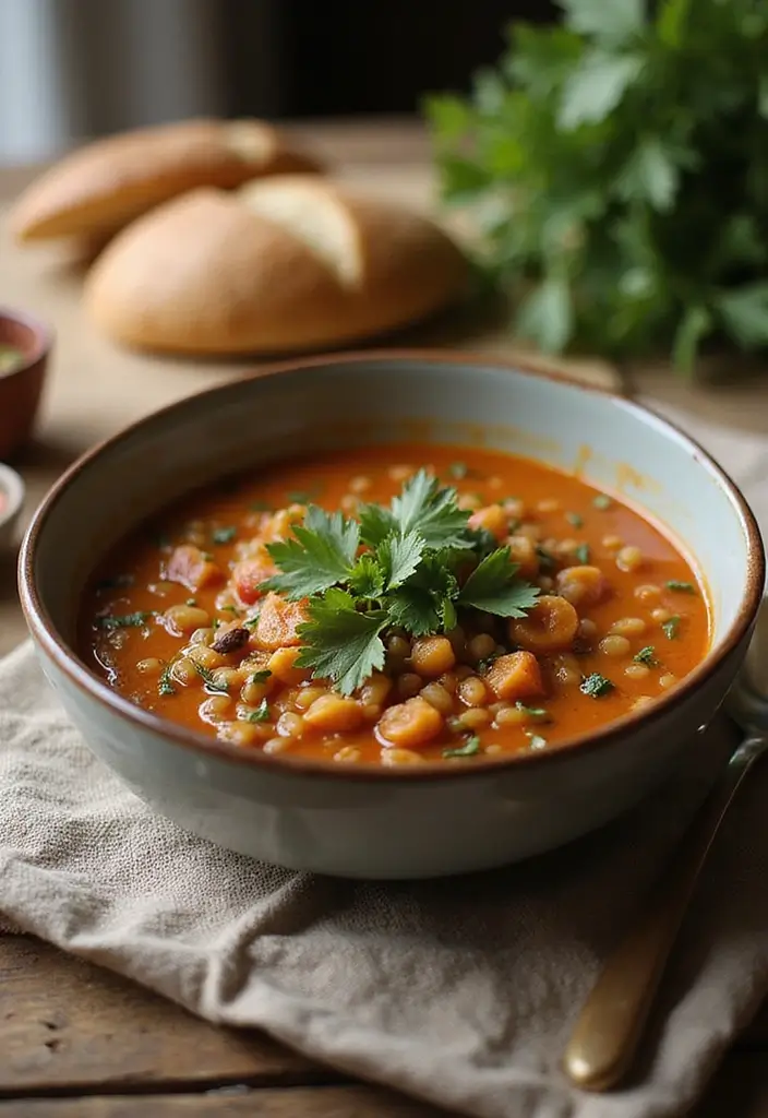 25 Cheap Healthy Meals on a Budget (Under $5 Per Serving) - 3. Hearty Lentil Soup