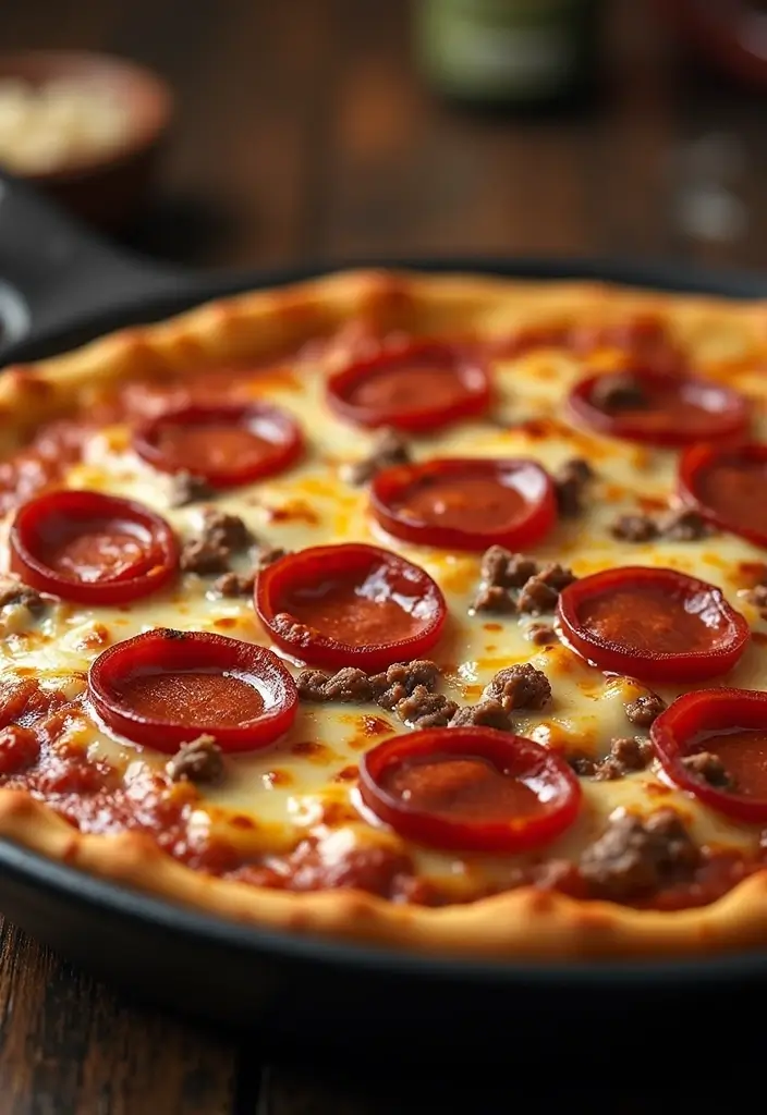 25 Easy Healthy Meals You Can Make in 30 Minutes or Less - 12. Beef Pizza Skillet