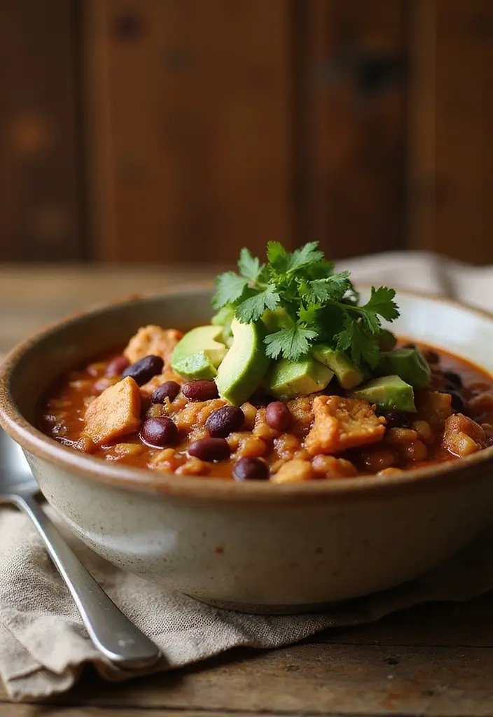 25 Fall Healthy Meals Perfect for Cozy Evenings - 17. Chicken Chili with Beans