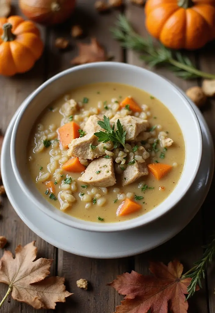 25 Fall Healthy Meals Perfect for Cozy Evenings - 6. Chicken and Wild Rice Soup
