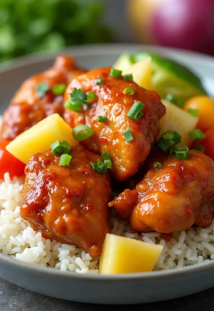 25 Healthy Chicken Thigh Meals Bursting with Flavor - 15. Sweet and Sour Chicken Thighs