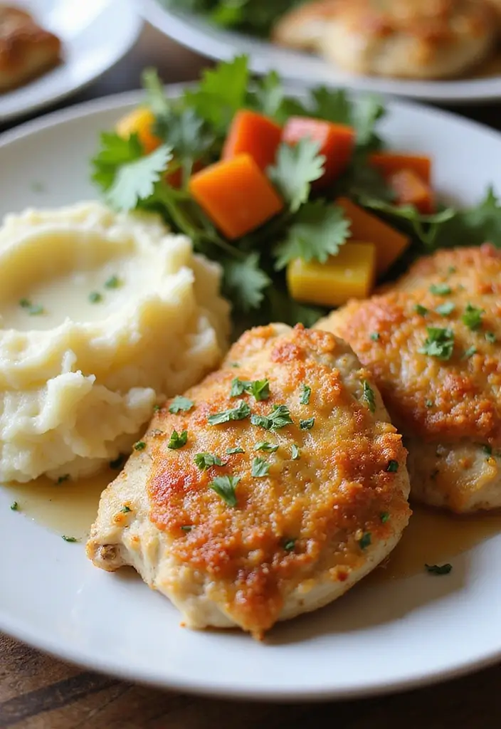 25 Healthy Chicken Thigh Meals Bursting with Flavor - 18. Parmesan Crusted Chicken Thighs