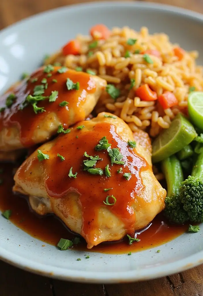 25 Healthy Chicken Thigh Meals Bursting with Flavor - 20. Orange Ginger Chicken Thighs