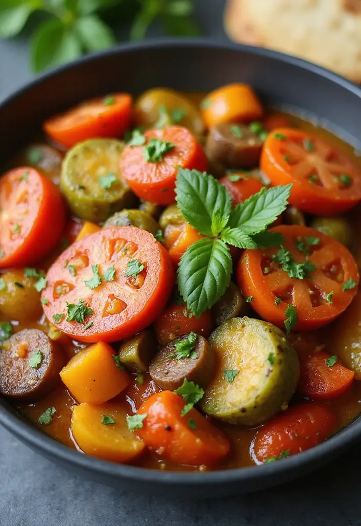 25 Healthy Crockpot Meals for Busy Weeknights - 10. Ratatouille