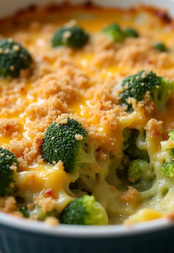 25 Healthy Crockpot Meals for Busy Weeknights - 19. Broccoli and Cheese Casserole