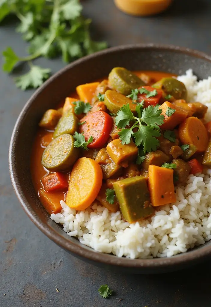 25 Healthy Crockpot Meals for Busy Weeknights - 5. Vegetable Curry