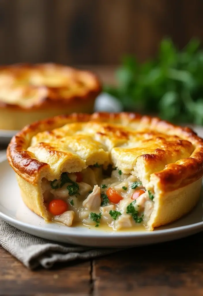 25 Healthy Crockpot Meals for Meal Prep and Freezer Storage - 12. Chicken Pot Pie