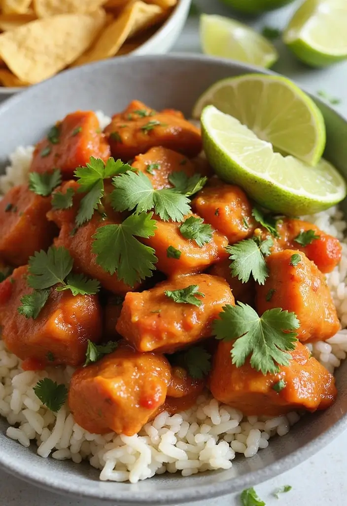 25 Healthy Crockpot Meals for Meal Prep and Freezer Storage - 20. Salsa Chicken