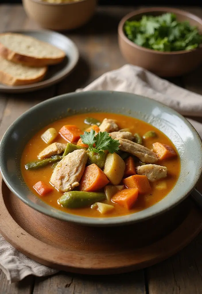 25 Healthy Crockpot Meals for Meal Prep and Freezer Storage - 4. Chicken and Vegetable Stew
