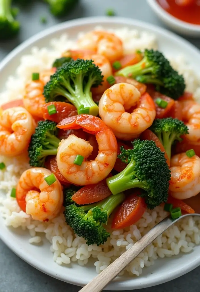 25 Healthy Family Meals on a Budget for Every Night of the Week - 14. Shrimp and Broccoli Stir-Fry