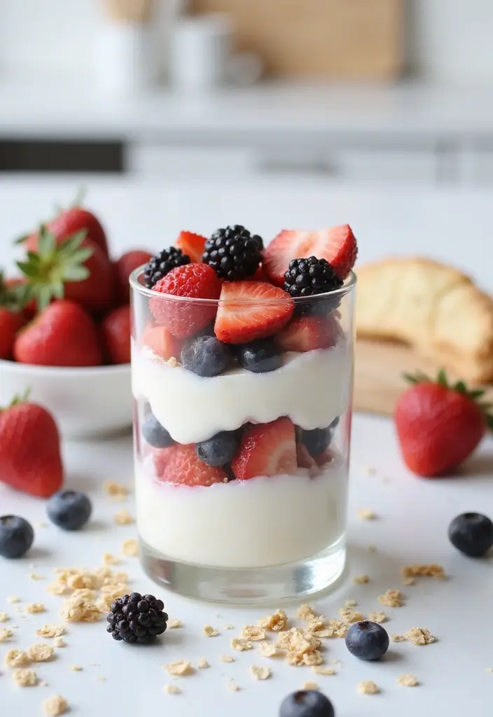 25 Healthy Family Meals on a Budget for Every Night of the Week - 18. Greek Yogurt Parfait