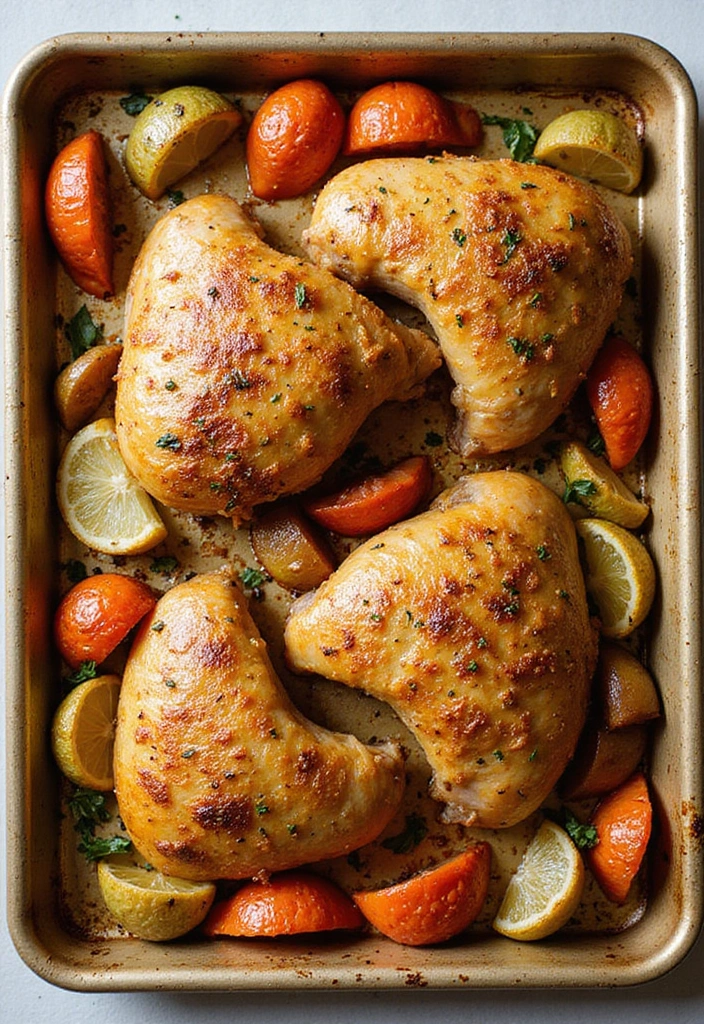 25 Healthy Family Meals on a Budget for Every Night of the Week - 2. One-Pan Chicken and Veggies