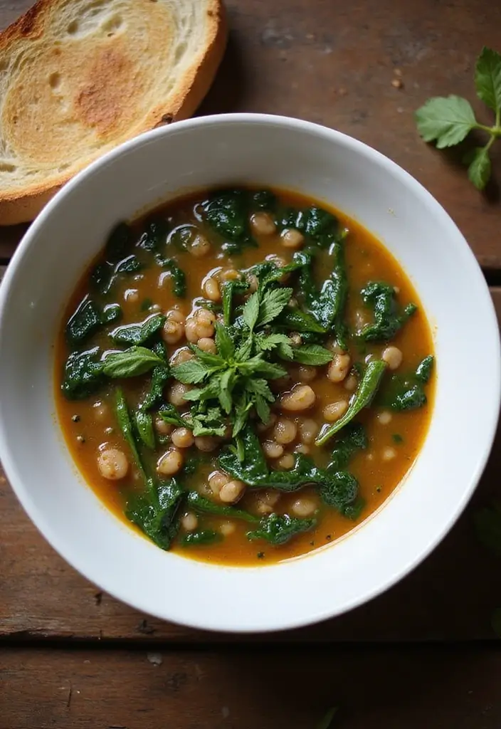 25 Healthy Family Meals on a Budget for Every Night of the Week - 3. Lentil and Spinach Soup