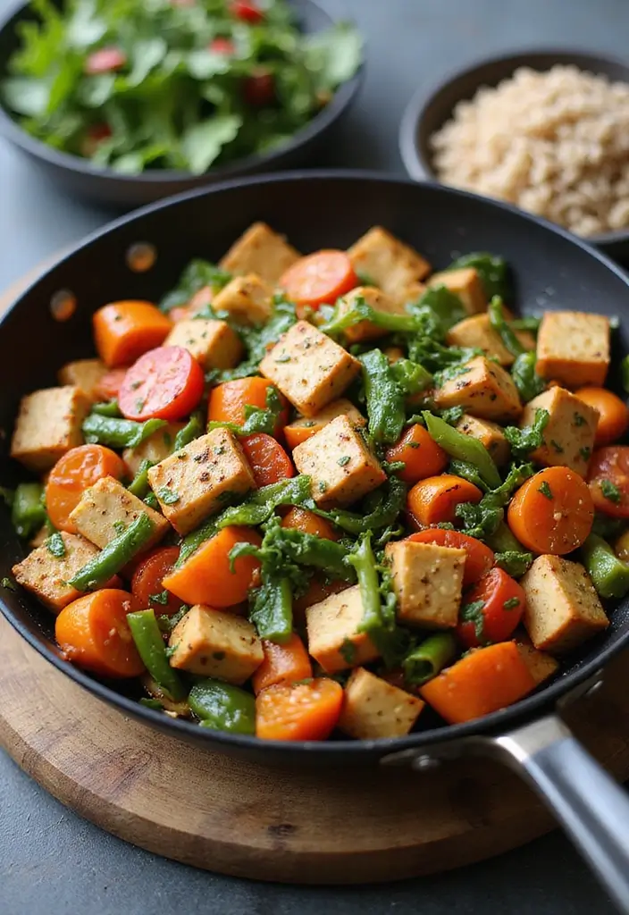 25 Healthy Family Meals on a Budget for Every Night of the Week - 6. Vegetable Stir-Fry with Tofu