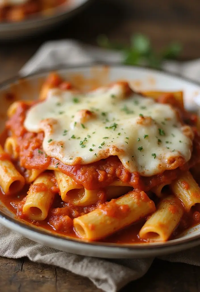 25 Healthy Family Meals on a Budget for Every Night of the Week - 7. Baked Ziti with Spinach