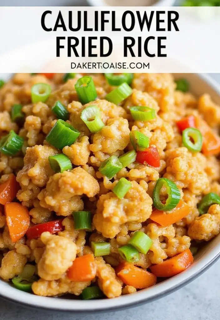 25 Healthy Family Meals on a Budget for Every Night of the Week - 9. Cauliflower Fried Rice