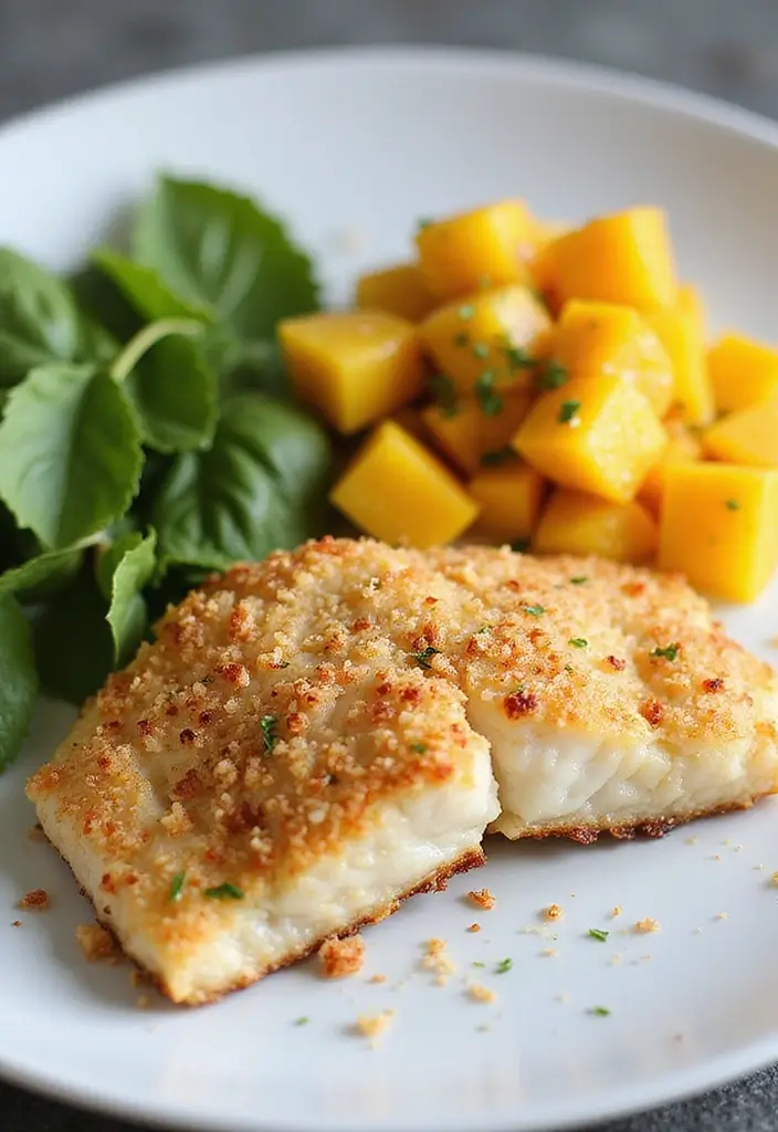 25 Healthy Fish Meals That Are Fresh and Light - 17. Coconut Crusted Fish