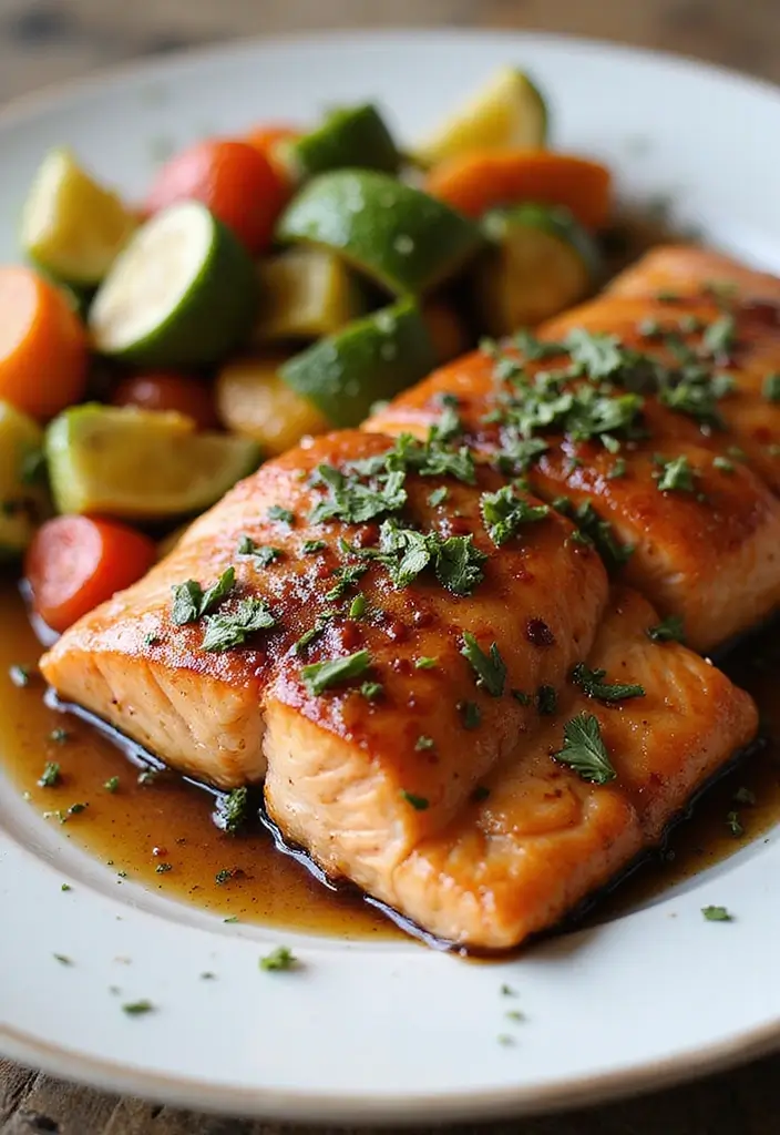 25 Healthy Fish Meals That Are Fresh and Light - 19. Balsamic Glazed Salmon