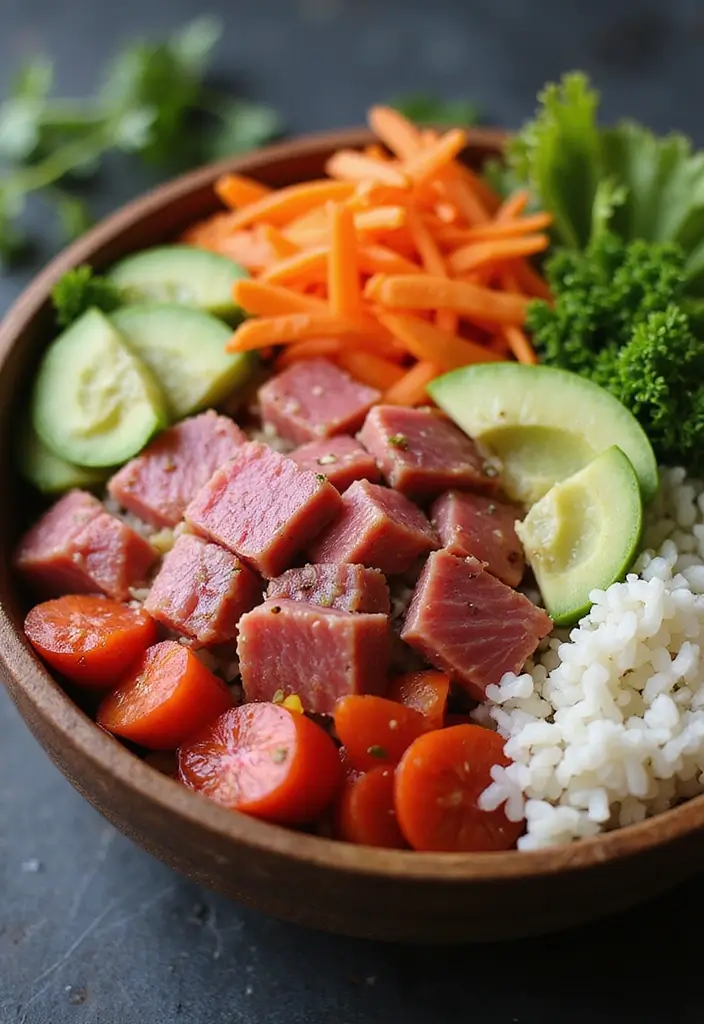 25 Healthy Fish Meals That Are Fresh and Light - 3. Tuna Poke Bowl