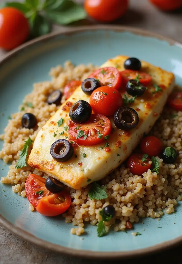 25 Healthy Fish Meals That Are Fresh and Light - 4. Mediterranean Baked Cod