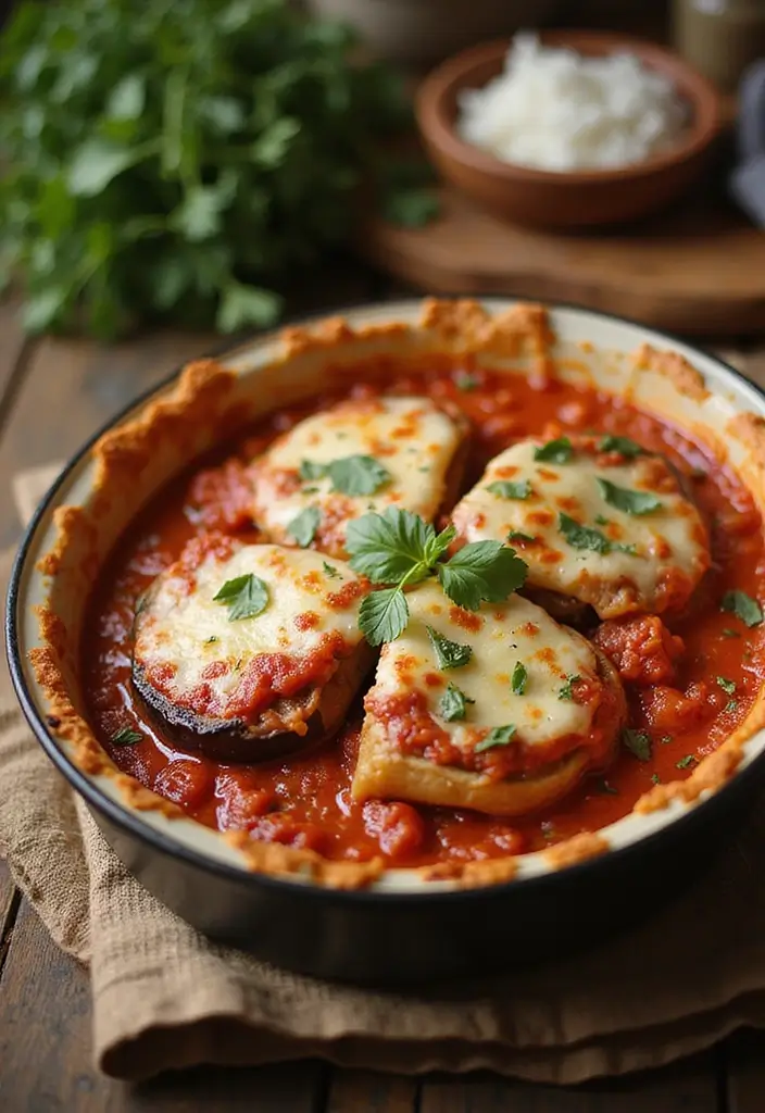 25 Healthy Ground Beef Meals for Easy Weeknight Dinners - 23. Beef & Eggplant Parmesan