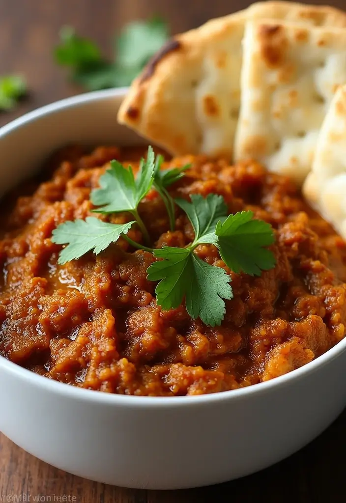 25 Healthy Indian Meals Full of Spices and Nutrition - 11. Baingan Bharta (Smoky Eggplant Curry)