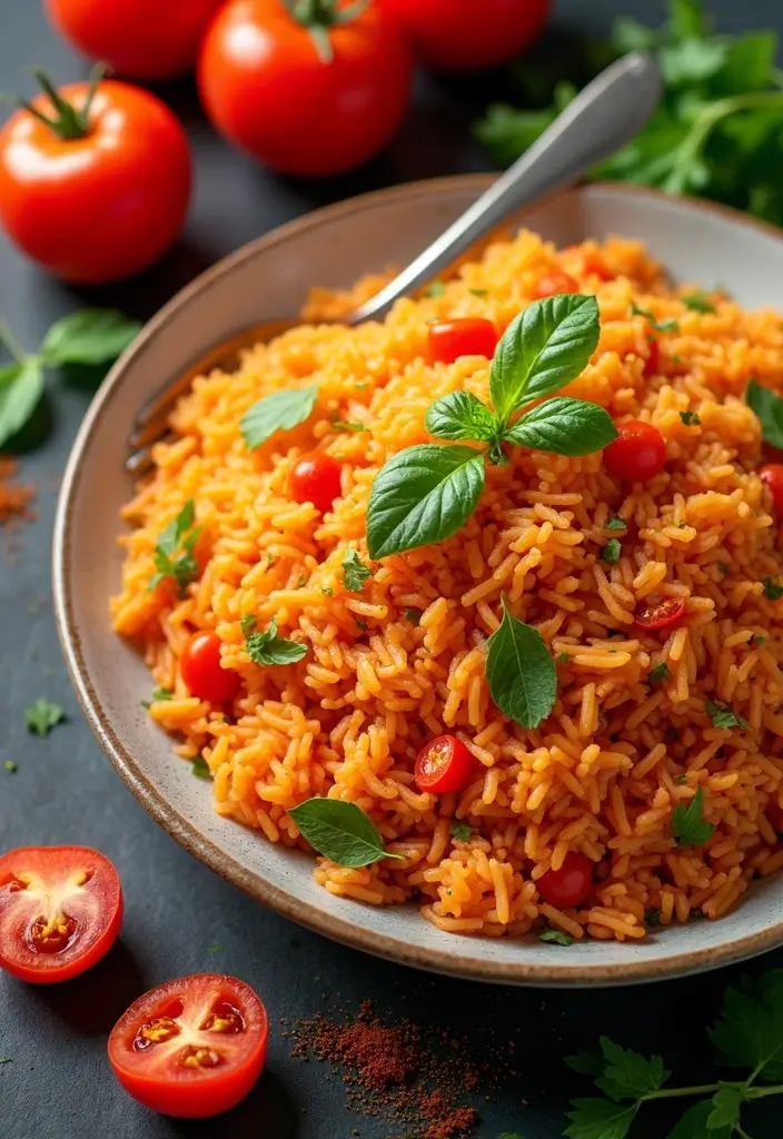 25 Healthy Indian Meals Full of Spices and Nutrition - 14. Tomato Rice