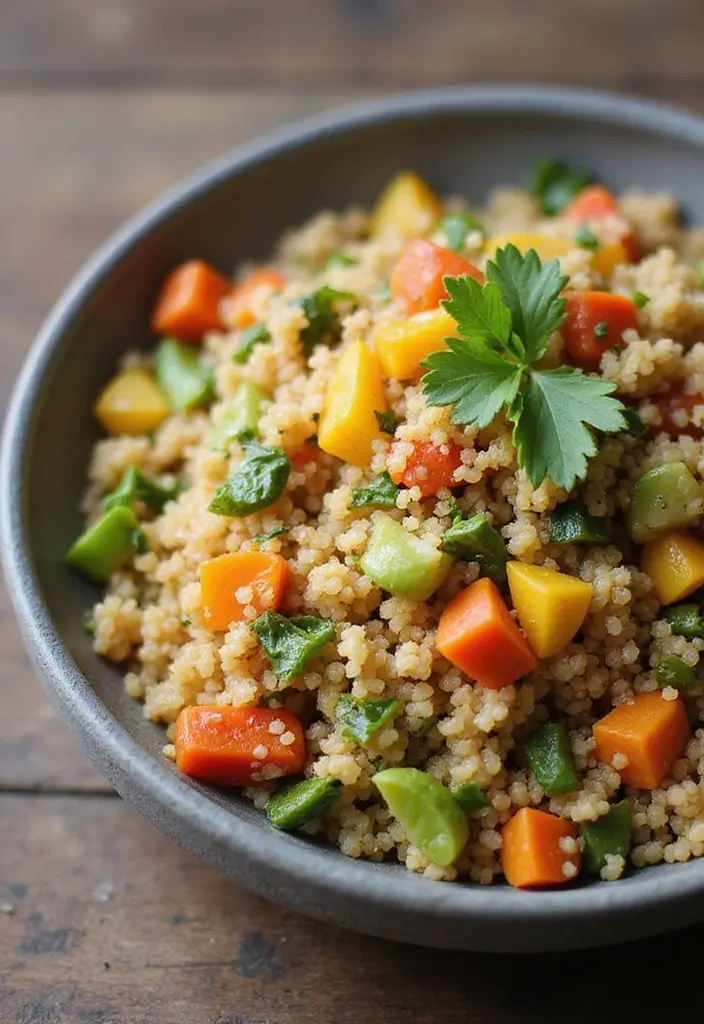 25 Healthy Indian Meals Full of Spices and Nutrition - 4. Quinoa Pulao