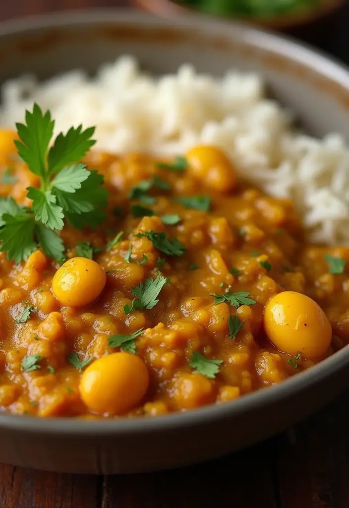 25 Healthy Indian Meals Full of Spices and Nutrition - 7. Masoor Dal (Red Lentil Curry)