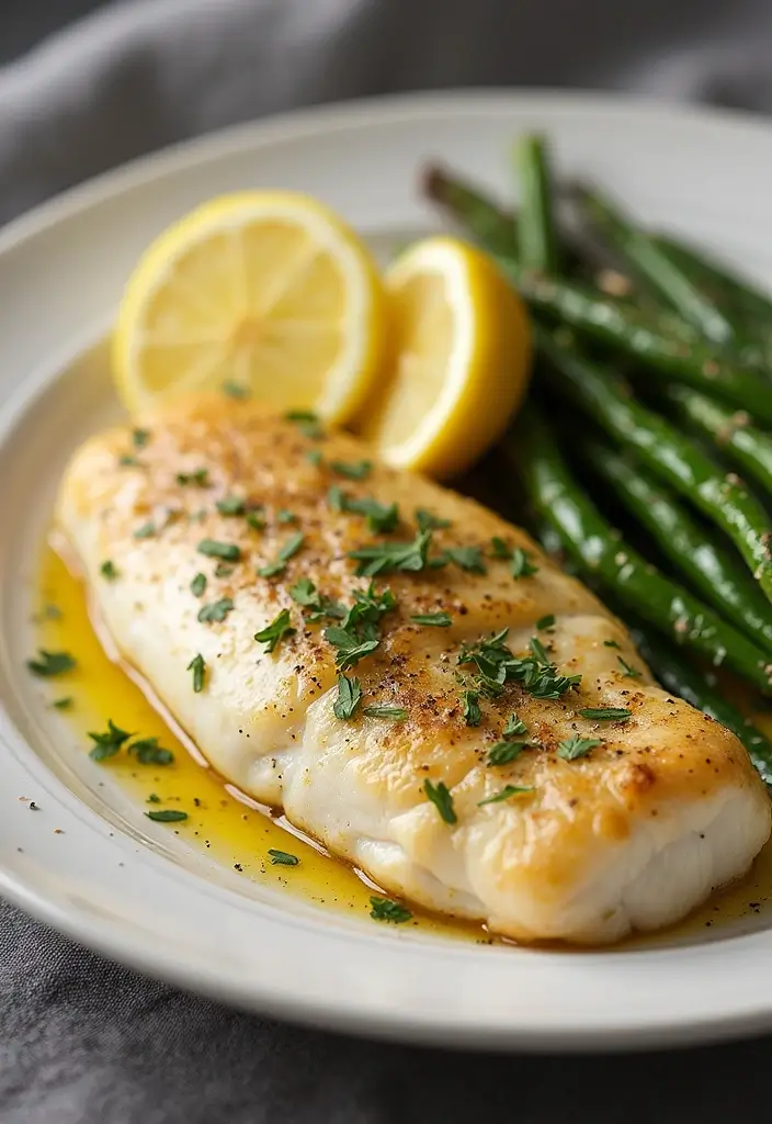 25 Healthy Meals for Lunch That Keep You Full All Day - 15. Garlic Butter Sole