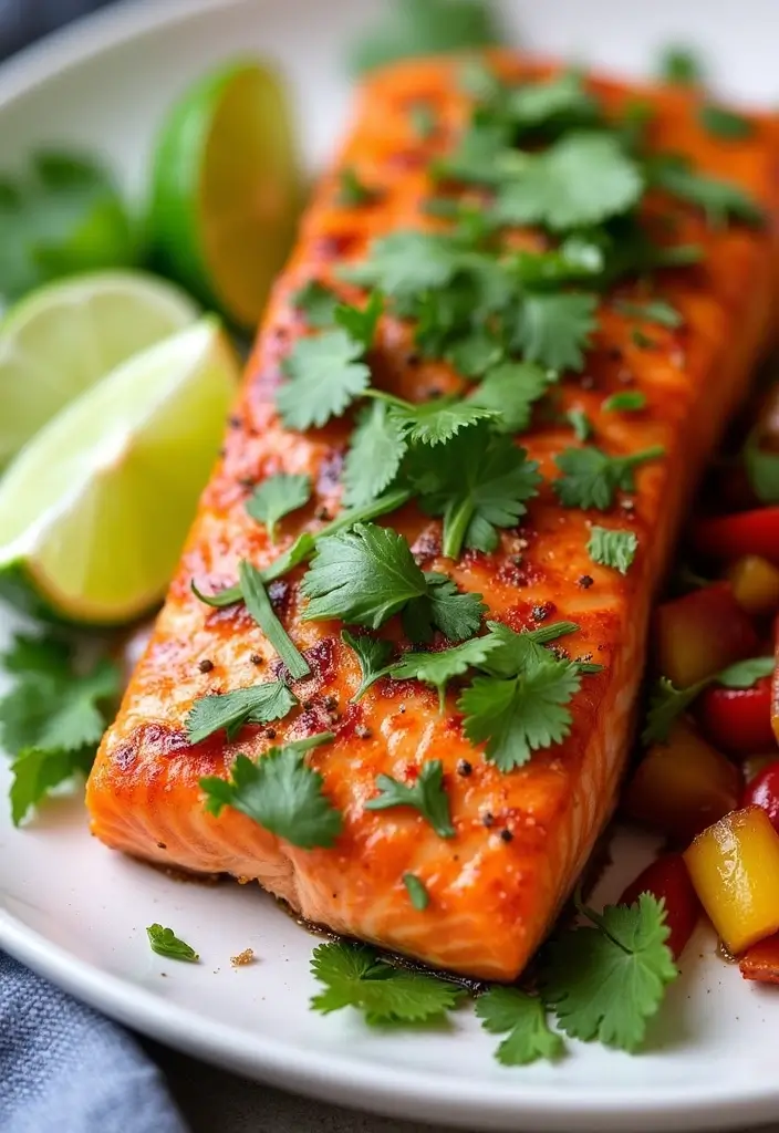 25 Healthy Meals for Lunch That Keep You Full All Day - 18. Cilantro Lime Salmon