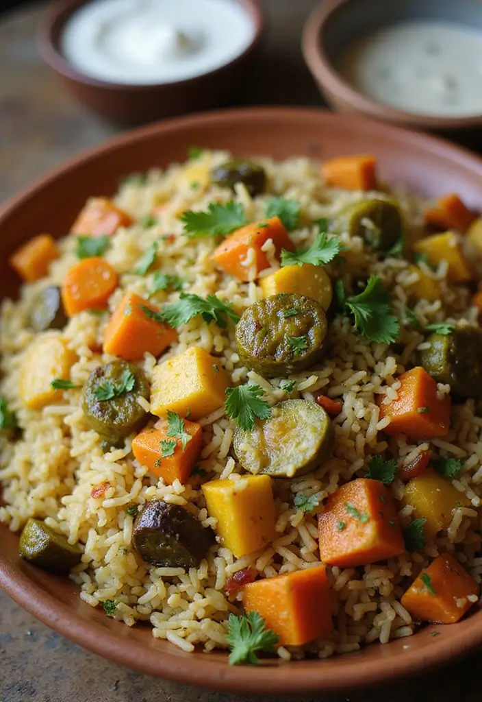 25 Healthy Meals for One (Perfect for Solo Nights In) - 4. Vegetable Biryani: Fragrant and Filling