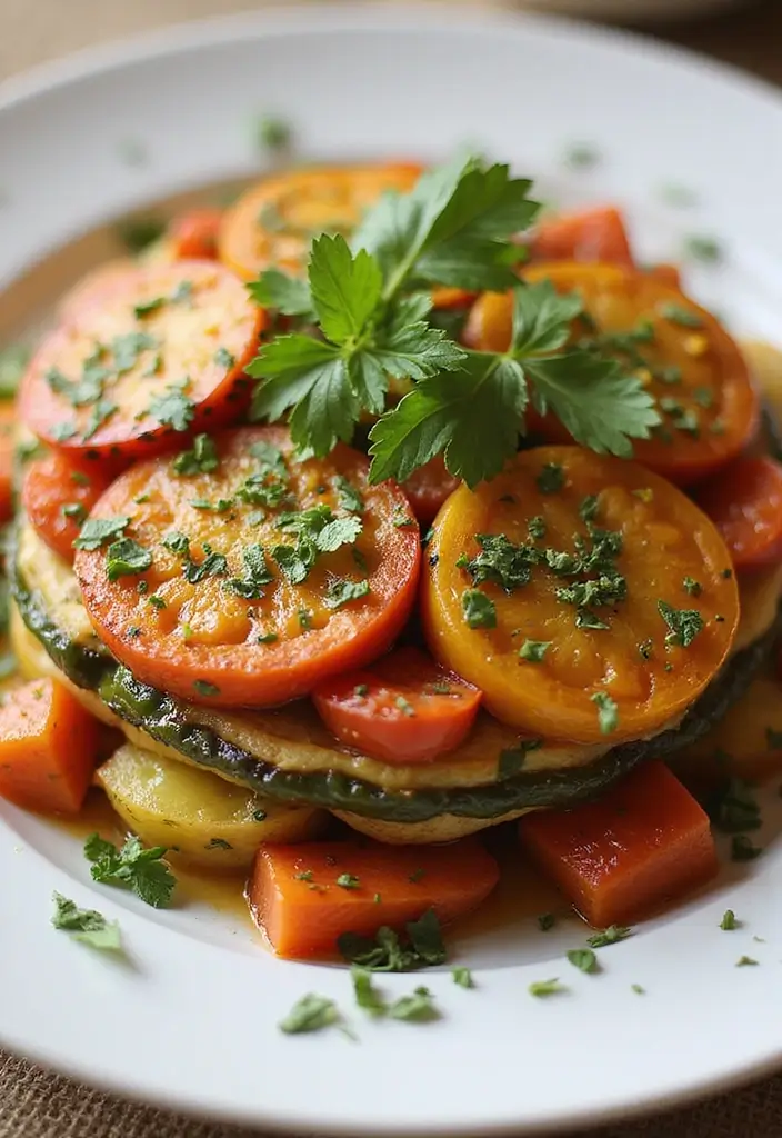 25 Healthy One Pot Meals to Simplify Your Cooking Routine - 18. Baked Ratatouille