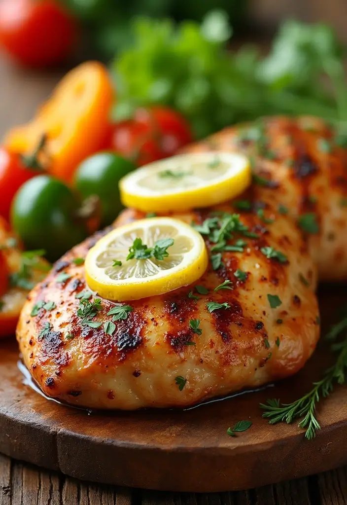 25 Healthy Prep Meals That Save You Time Every Week - 1. Lemon Herb Grilled Chicken