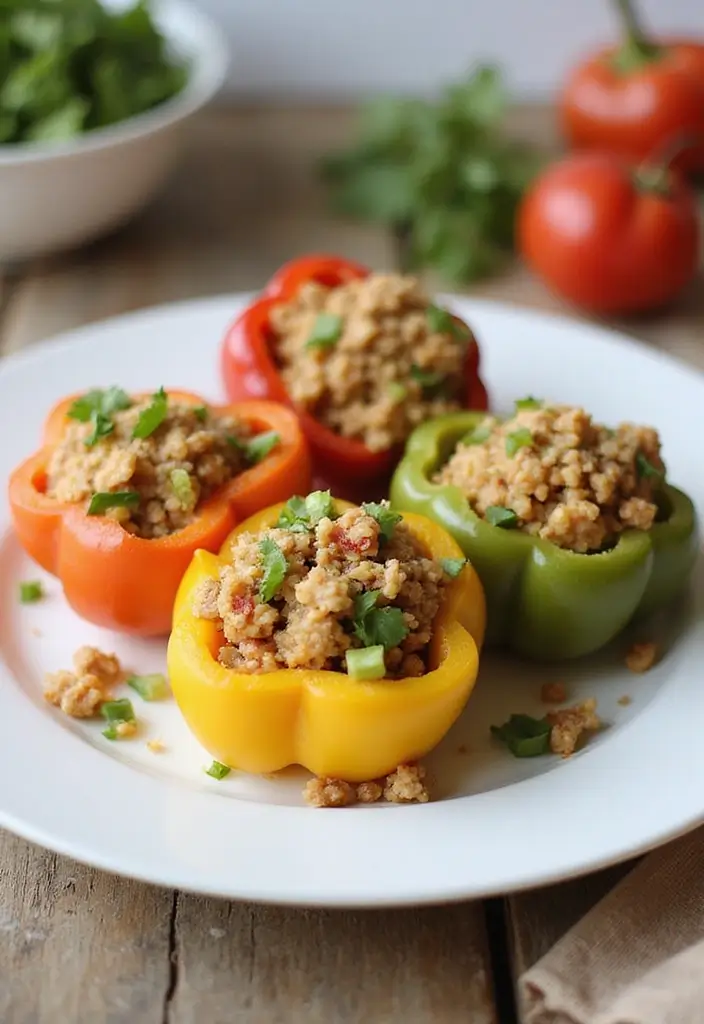 25 Healthy Prep Meals That Save You Time Every Week - 25. Chicken and Quinoa Stuffed Peppers