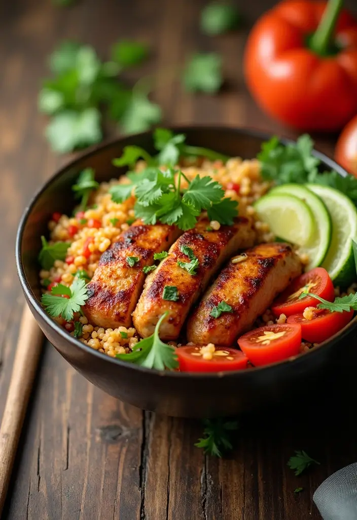 25 Healthy Prep Meals That Save You Time Every Week - 5. BBQ Chicken Quinoa Bowls