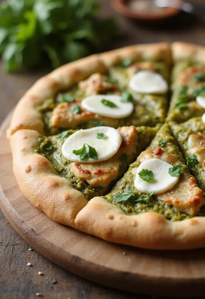 25 Healthy Rotisserie Chicken Meals You Can Whip Up Fast - 12. Chicken Pesto Pizza