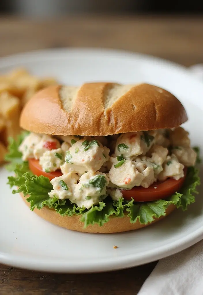 25 Healthy Rotisserie Chicken Meals You Can Whip Up Fast - 15. Chicken Salad Sandwiches