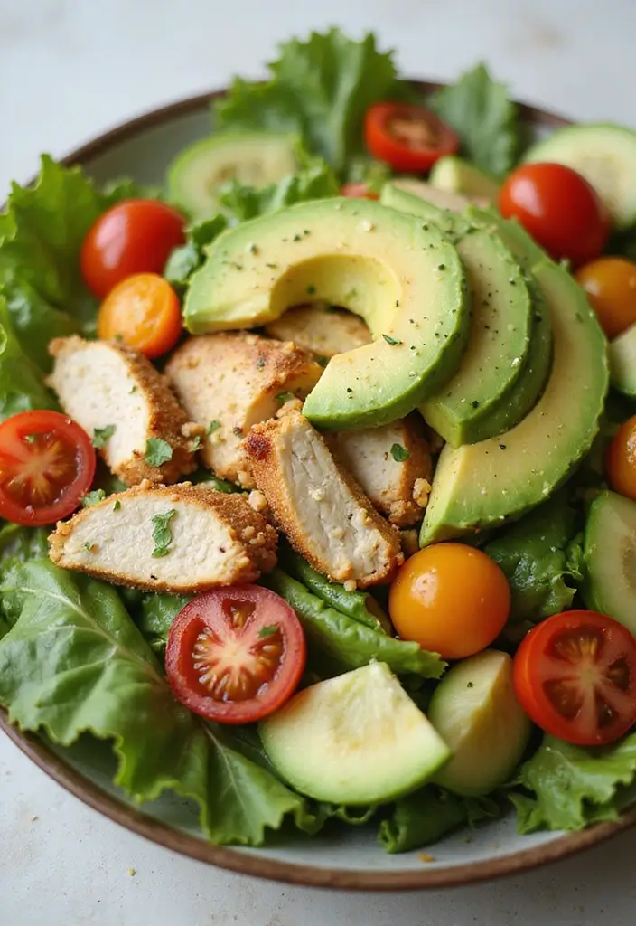 25 Healthy Rotisserie Chicken Meals You Can Whip Up Fast - 18. Chicken and Avocado Salad