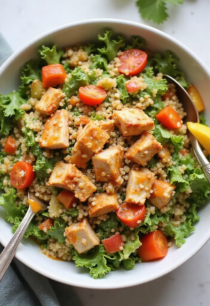 25 Healthy Rotisserie Chicken Meals You Can Whip Up Fast - 2. Chicken and Quinoa Salad