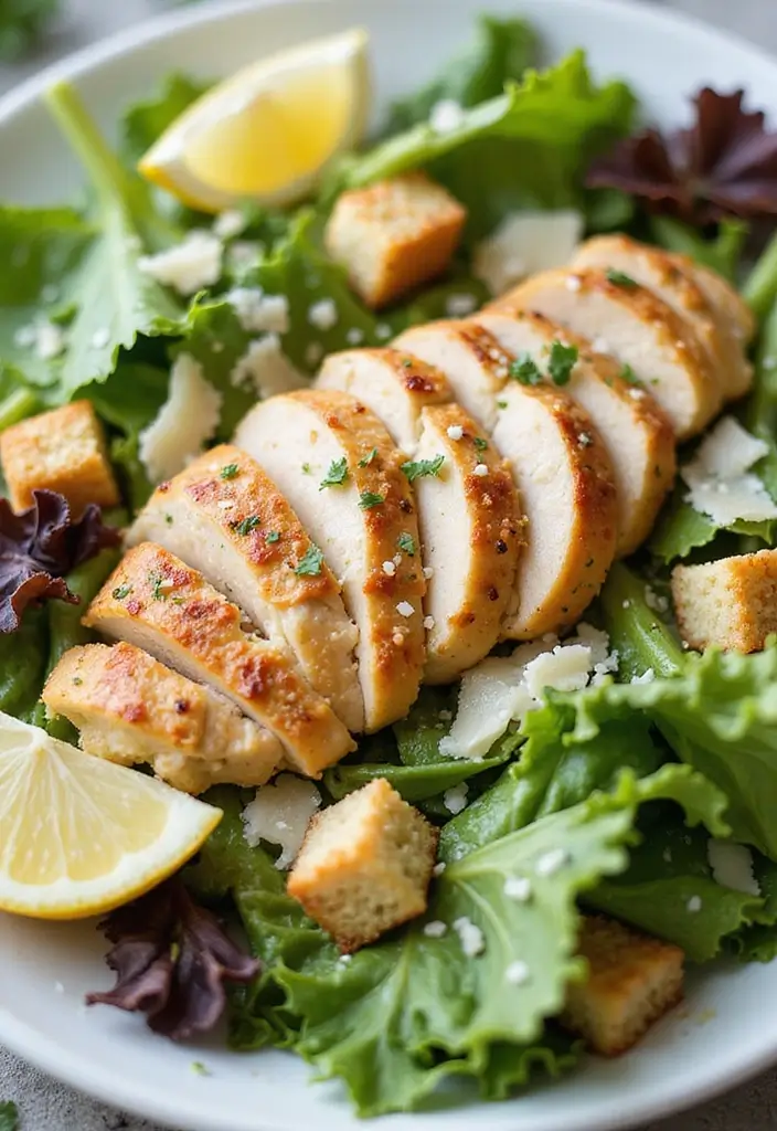 25 Healthy Rotisserie Chicken Meals You Can Whip Up Fast - 6. Chicken Caesar Salad