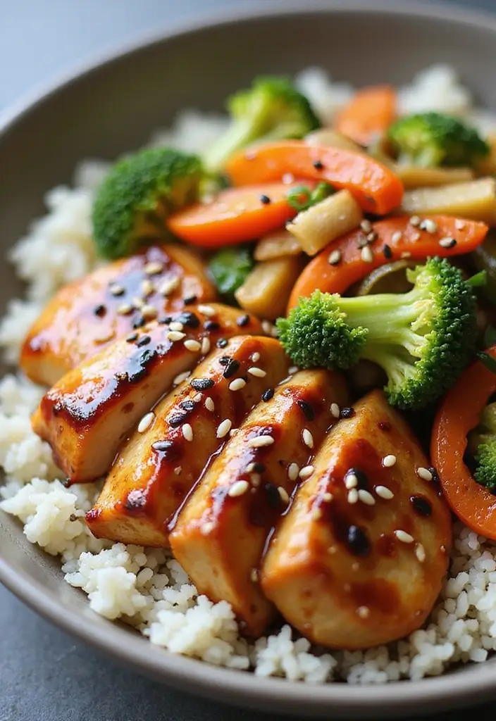 25 Healthy Supper Meals That Are Simple Yet Satisfying - 12. Teriyaki Chicken Bowls
