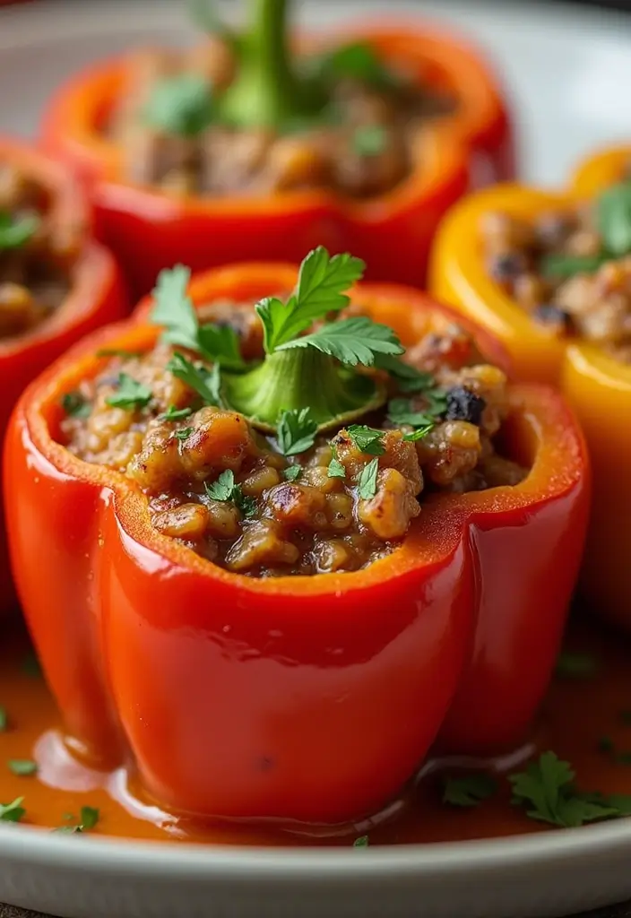 25 Healthy Supper Meals That Are Simple Yet Satisfying - 17. Stuffed Bell Peppers