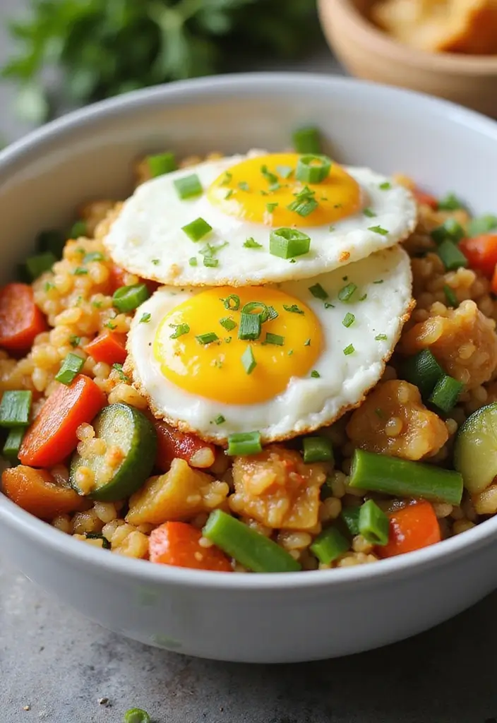 25 Healthy Supper Meals That Are Simple Yet Satisfying - 19. Cauliflower Rice Stir-Fry