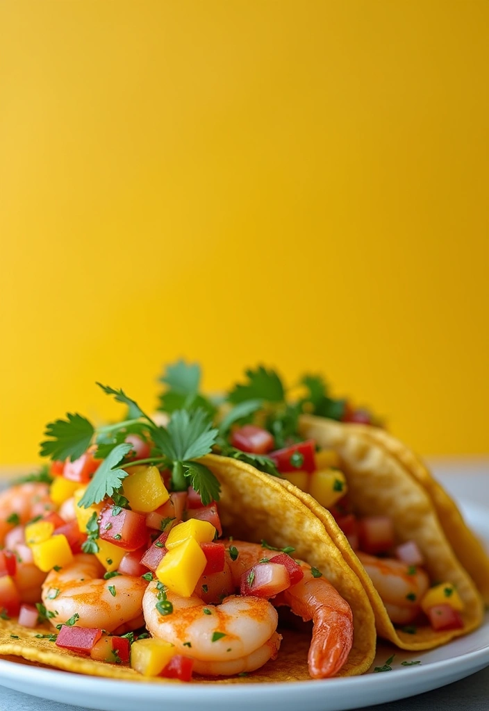 25 Healthy Supper Meals That Are Simple Yet Satisfying - 23. Shrimp Tacos with Mango Salsa