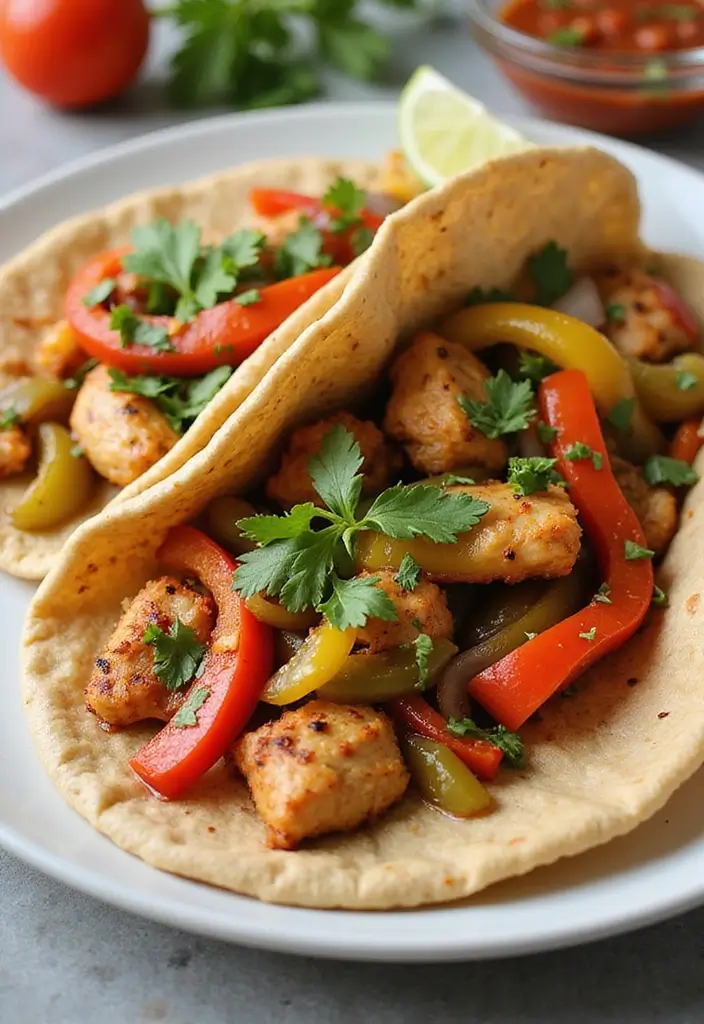 25 Healthy Supper Meals That Are Simple Yet Satisfying - 25. Healthy Chicken Fajitas