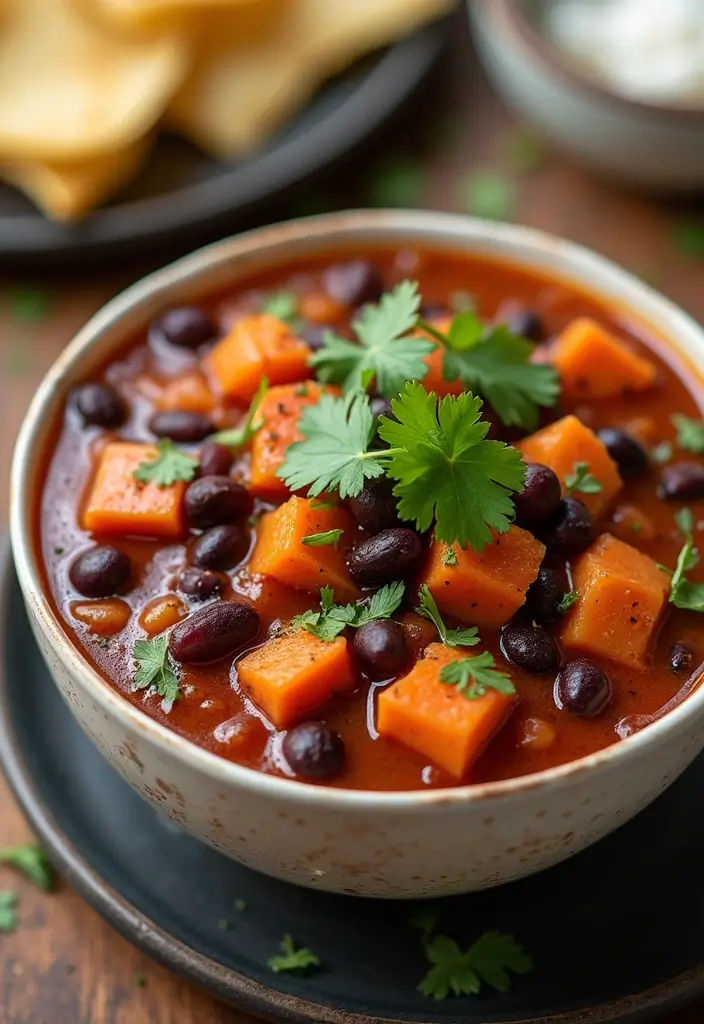 25 Healthy Supper Meals That Are Simple Yet Satisfying - 5. Sweet Potato & Black Bean Chili
