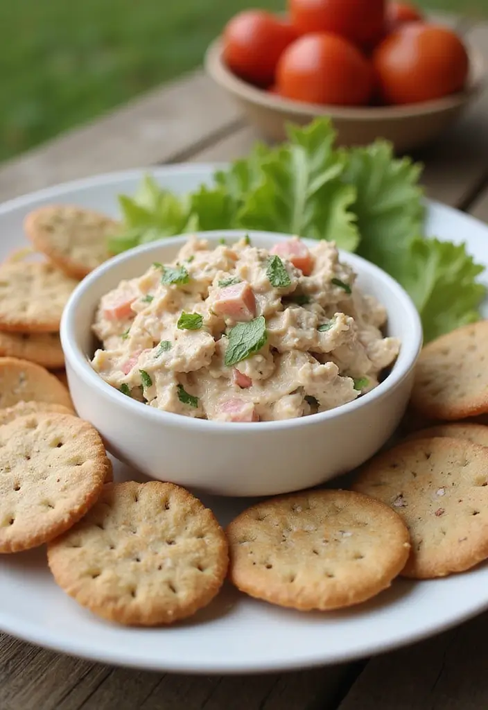 25 Healthy Supper Recipes That Hit the Spot Every Time - 18. Tuna Salad with Whole Wheat Crackers